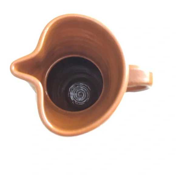 NWOT Contemporary Studio Pottery Glazed Terra Cotta Sangria Pitcher - Picture 4 of 9